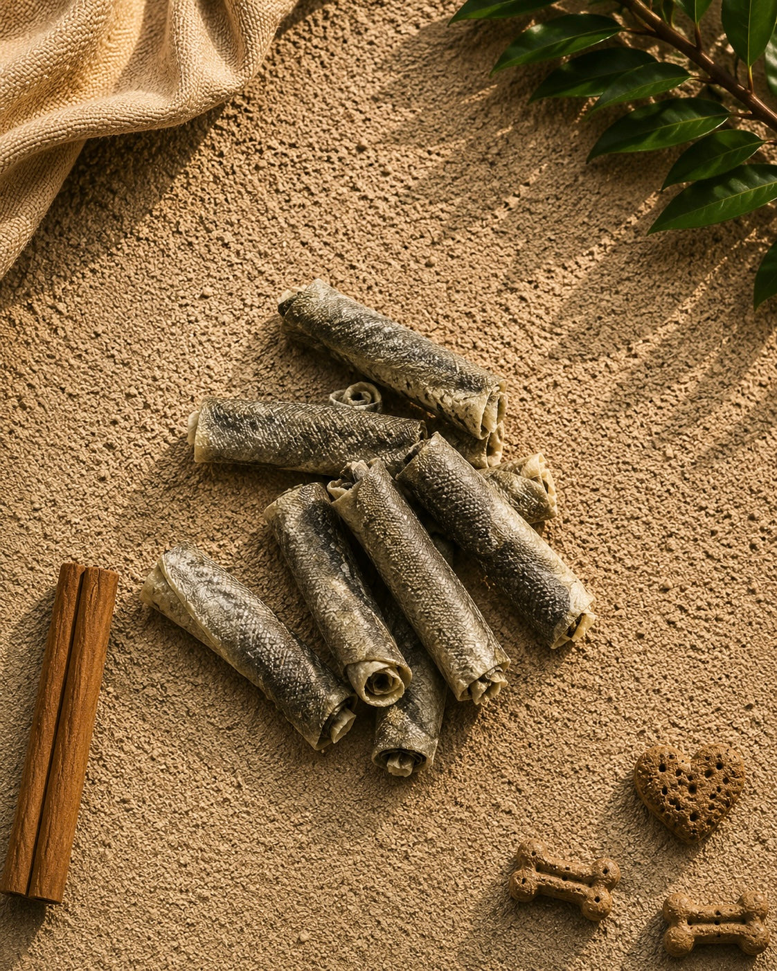 Fish Skin Rolls