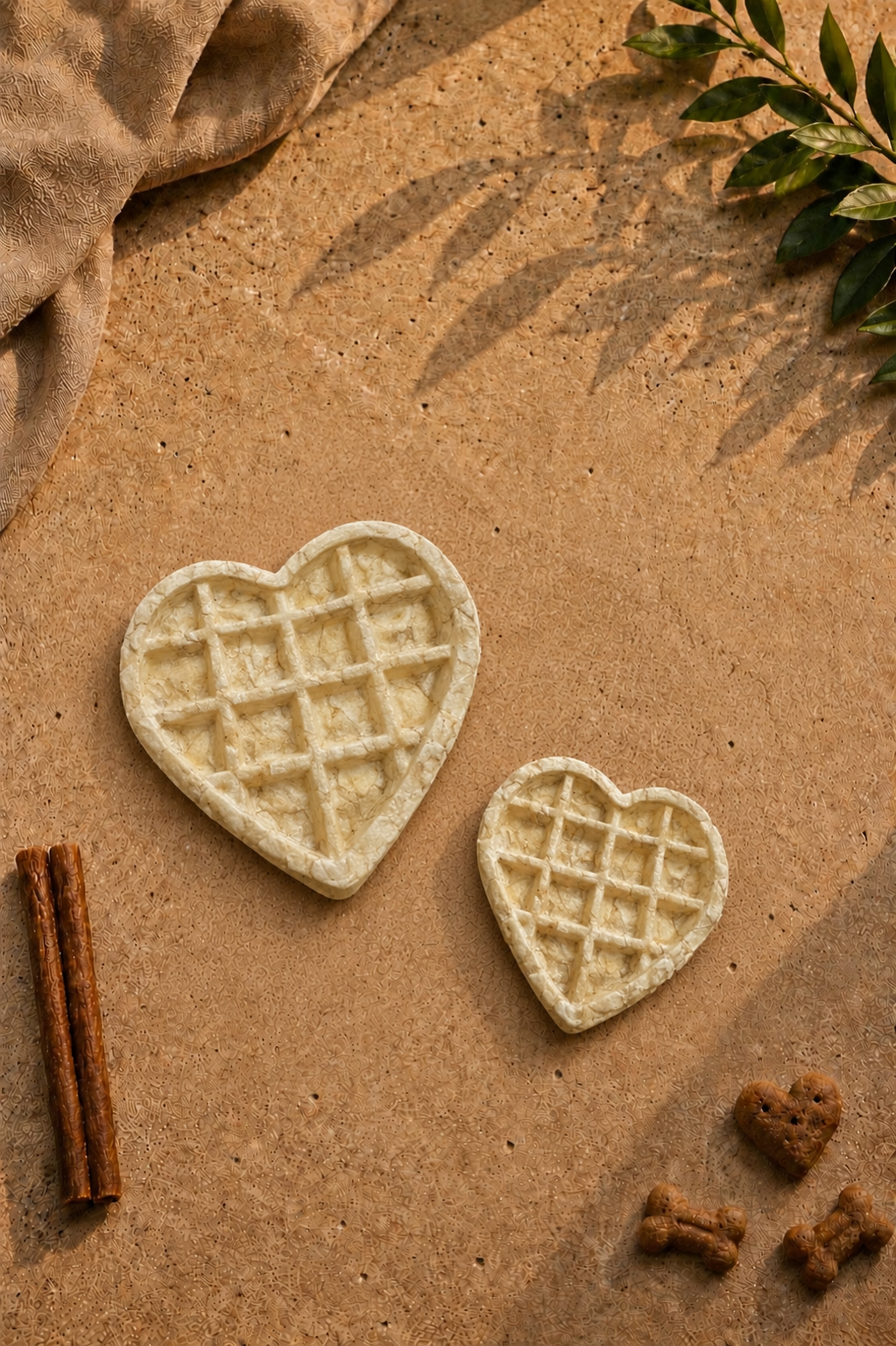 Collagen Waffle Heart